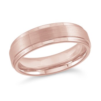 6mm Tungsten Rose Gold Plated Wedding Band 101433