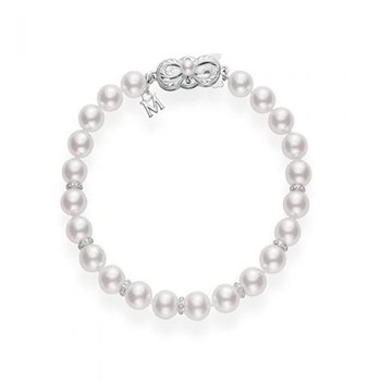 Mikimoto Black Pearl Strand Bracelet MDS09507BRXWV001