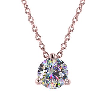 クリステンソン Facets of Fire 3 Stone Princess Cut Diamond Pendant FFP-FASH