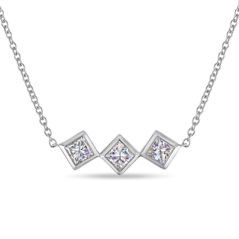 【Lizzie Mandler】OG Link and princess cut Diamond Necklace Link and princess cut diamond necklace by Lizzie Mandler