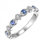 Stackable Collection Sapphire & Diamond Band FR1041