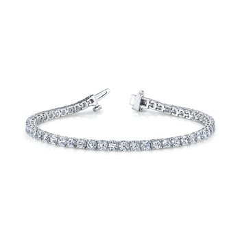 Classic Round Diamond Tennis Bracelet