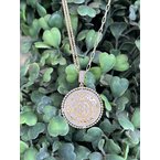 Skatell's Exclusive Diamond Medallion Gold Pendant 30-3931