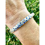 Gemstone Jewelry Sapphire Bangle Bracelet 43-570