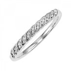 Stackable Collection Diamond Twist Band FR1456