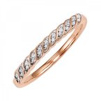 Stackable Collection Diamond Twist Band FR1456