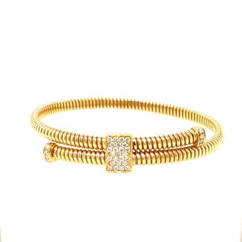 18KWY Diamond Bangle 41-1138