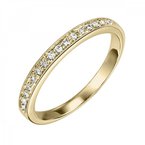 Stackable Collection Diamond Milgrain Band fr1085