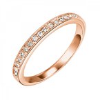 Stackable Collection Diamond Milgrain Band fr1085