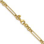 Gold Necklaces & Bracelets 14k Yellow Gold Polished 34" Fancy Link Necklace 31-2365