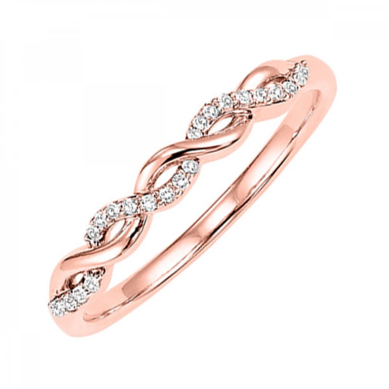 Stackable Collection Diamond Infinity Band FR1457