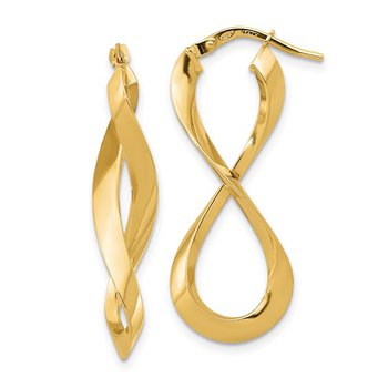 14k Infinity Hoop Earrings 17-5735
