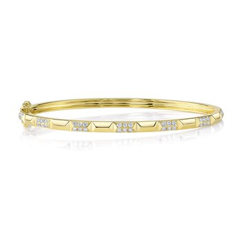 リキッドゴールド ハギーズ 14K Yellow Gold Flush Set Diamond Huggie Earrings 173369