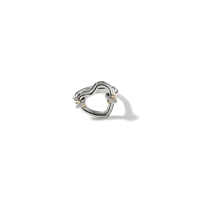 John Hardy Bamboo Heart Ring RZZP501152DIX6 - Mednikow