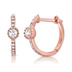 Shoshany Collection Bezel & Channel Set Classic Huggie KAE59276A