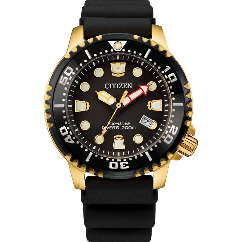 Citizen Promaster Dive Gold-Tone Stainless Steel Case Black