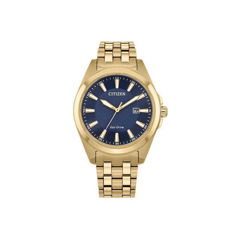 Citizen Peyton Blue Dail Gold-Tone Stainless Steel Eco-Drive Watch
