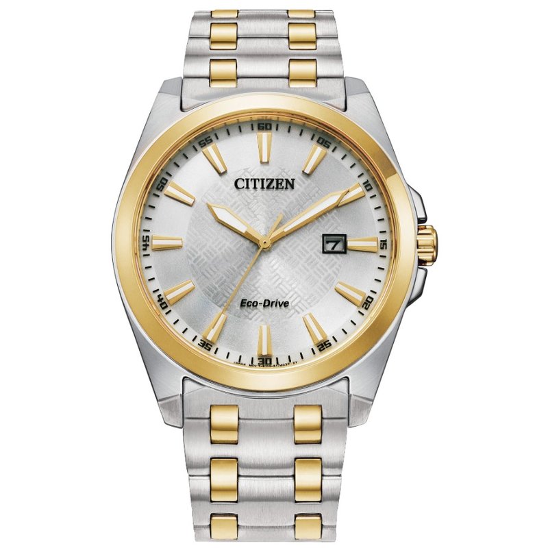Citizen Peyten Two Tone Stainless Steel Eco-Drive Watch With Date