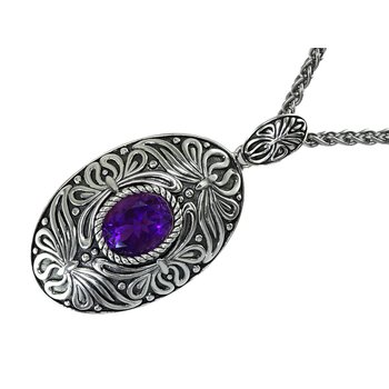 Effy Designer Jewelry Effy Sapphire Cross Pendant EFJ830-00664