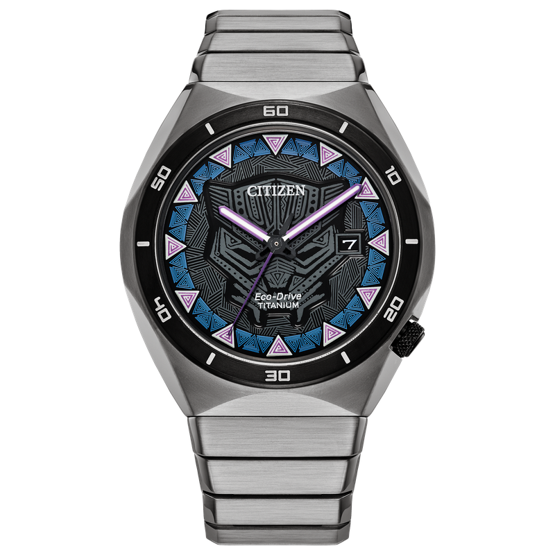 Citizen Black Panther Citizen EcoDrive Watch CW565-01406