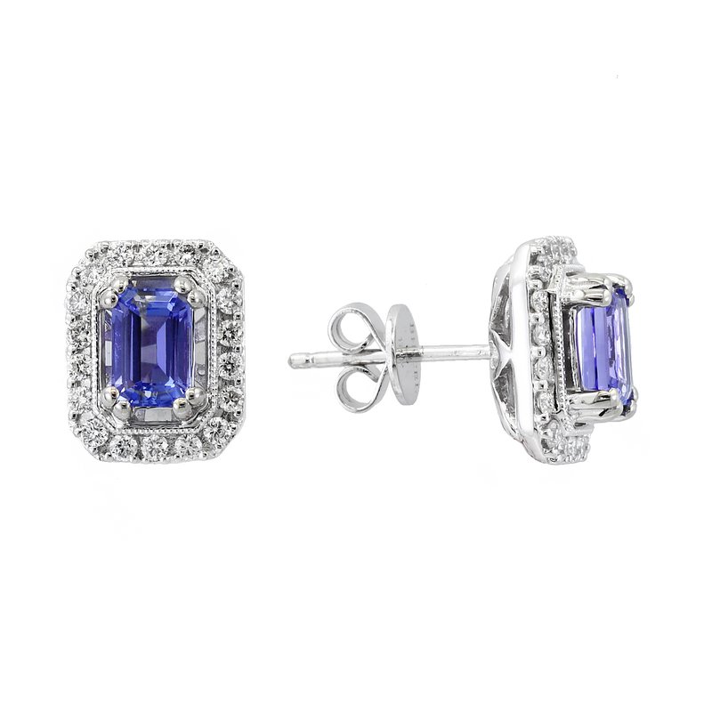 Effy Tanzanite and Diamond Earrings