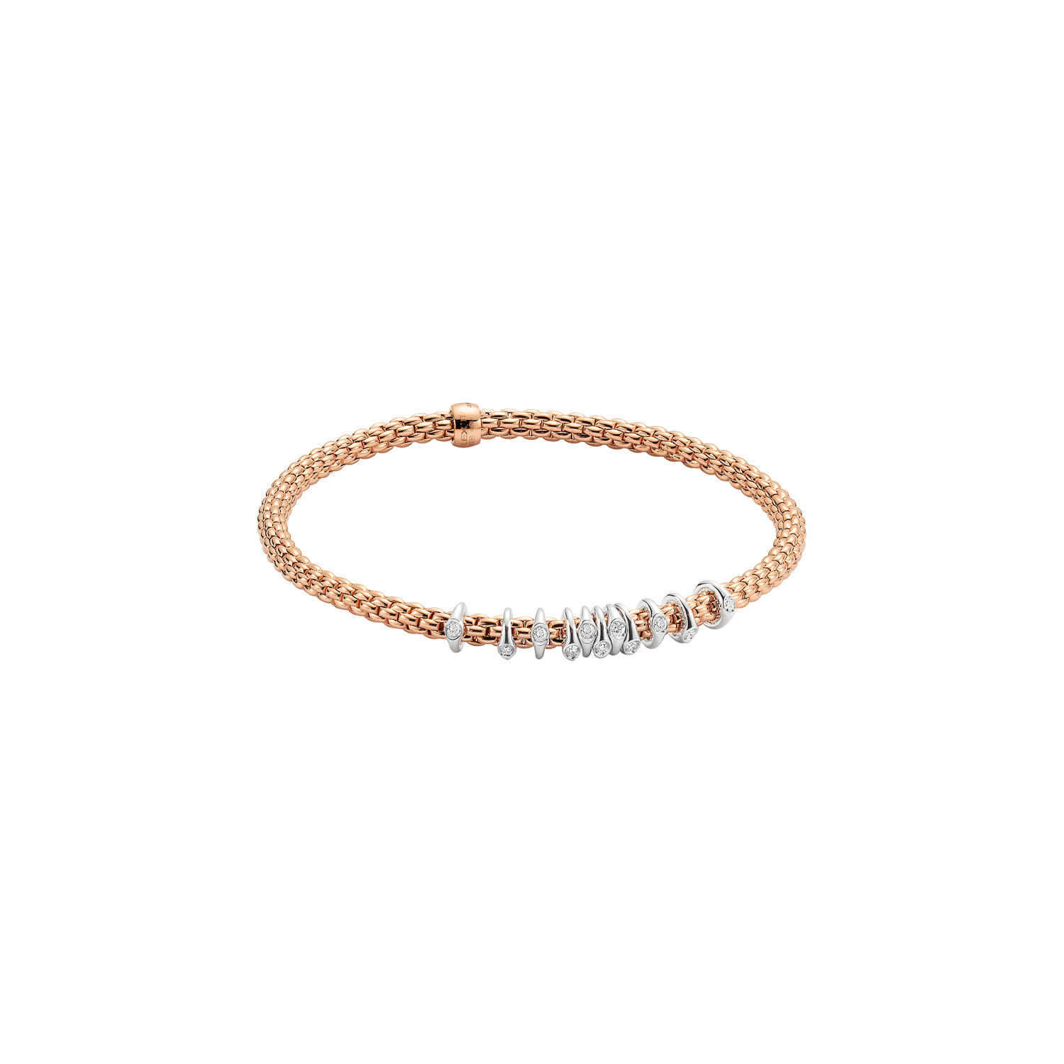 FOPE Prima Collection 18K Rose Gold FLEX'IT Bracelet 74708BX-BB-R