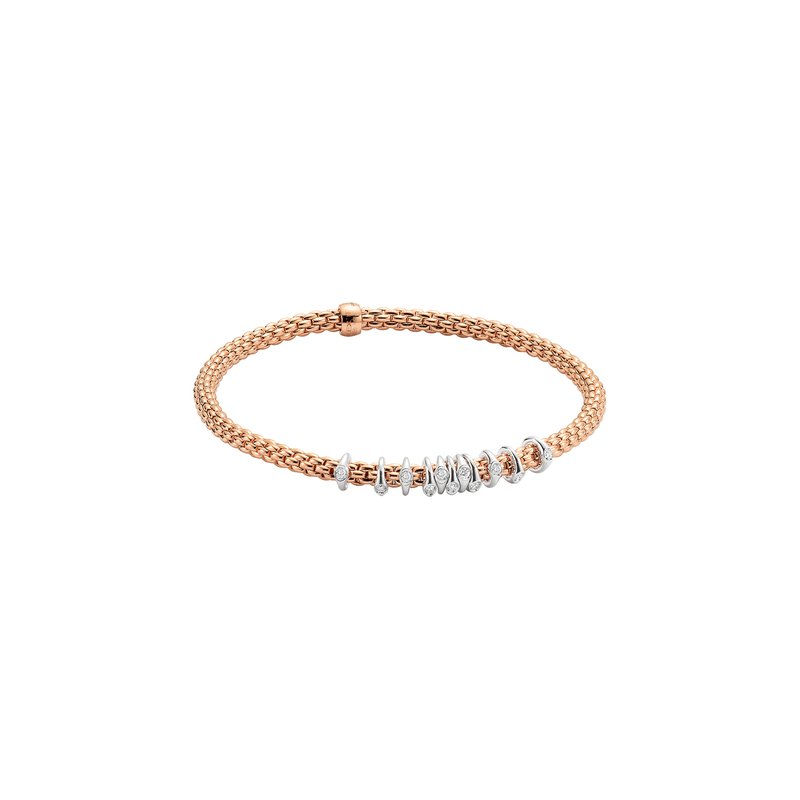FOPE Prima Collection 18K Rose Gold FLEX'IT Bracelet 74708BX-BB-R