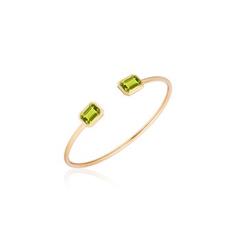 Peridot Open Edge Bracelet GOS1876