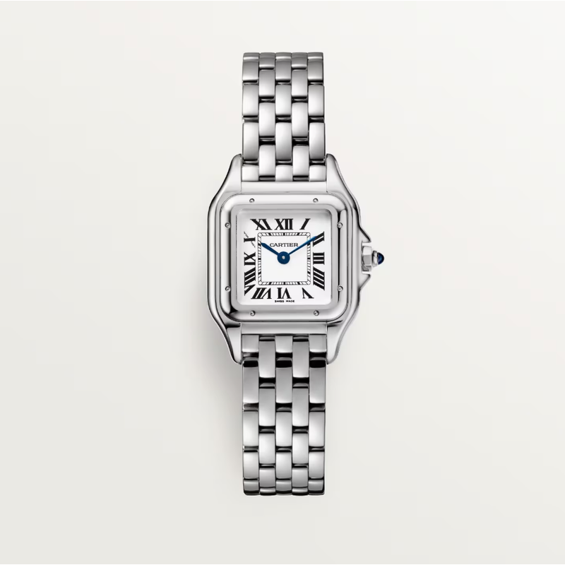 Cartier STAINLESS STEEL PANTHERE QUARTZ SMALL MODEL ON BRACELET