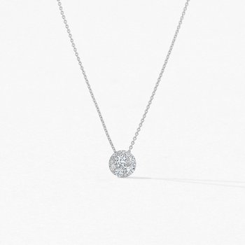 18K WHITE GOLD ROUND DIAMOND TESSA PENDANT MEDIUM 002-165-10060