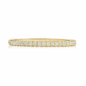 18K YELLOW GOLD SIMPLY TACORI DIAMOND 1/2 ETERNITY BAND 001-110-15498