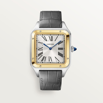 Cartier CARTIER STEEL AND 18K YELLOW GOLD SANTOS-DUMONT EXTRA