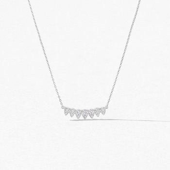 18K WHITE GOLD AERIAL LUNA ECLIPSE DIAMOND PENDANT SMALL 006-165-10083