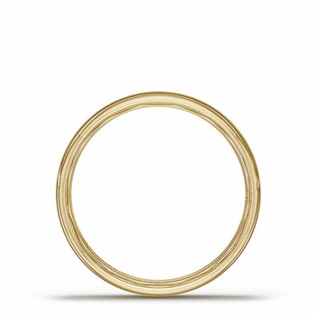 18K YELLOW GOLD CLASSIC POLISHED 6MM DOME WEDDING BAND 002-405-10435