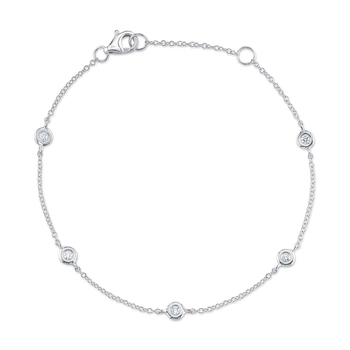 14K WHITE GOLD DIAMONDS BY THE YARD BRACELET 002-170-03075