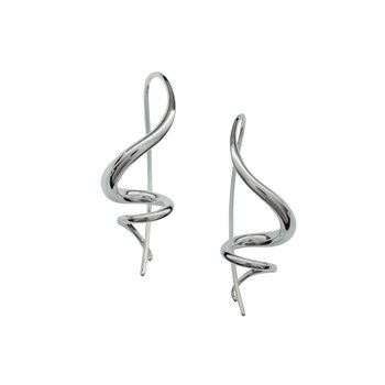 STERLING SILVER MEDIUM ENCORE EARRINGS 006-645-02295