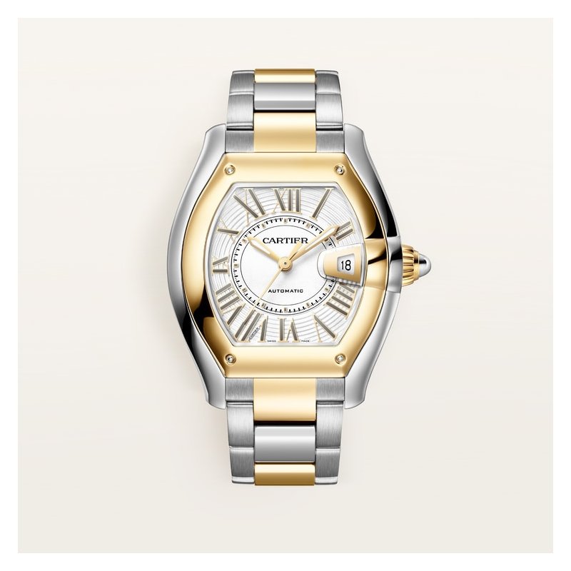 Cartier STEEL AND 18K YELLOW GOLD ROADSTER LARGE MODEL AUTOMATIC