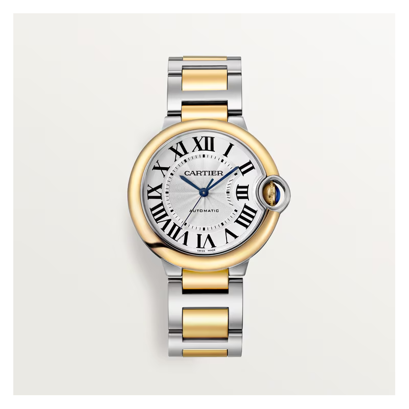 Cartier STAINLESS STEEL AND 18K YELLOW GOLD BALLON BLEU36MM  display picture 3