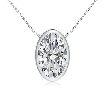 4.00 Carat Oval Brilliant Cut White Gold Diamond Pendant 4-00-CARAT-OVAL-BRILLIANT-CUT-WHITE-GOLD-DIAMOND-PENDANT