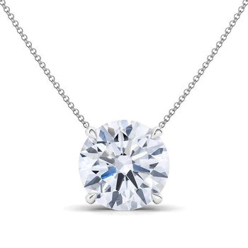 1.50 Carat Round Brilliant Cut White Gold Diamond Pendant 1-50-CARAT-ROUND-BRILLIANT-CUT-WHITE-GOLD-DIAMOND-PENDANT