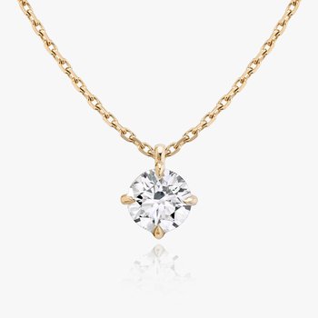 3.00 Carat Round Brilliant Cut Yellow Gold Diamond Pendant 3-00-CARAT-ROUND-BRILLIANT-CUT-YELLOW-GOLD-DIAMOND-PENDANT