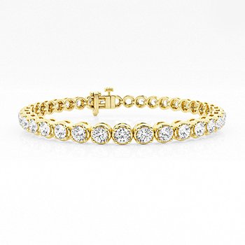 7.00 Carat tw Beautiful Yellow Gold Round Brilliant Cut Shiny  Diamond Ladies Tennis Bracelet.Secure Double Clasp. COPY-OF-7-00-CARAT-TW-BEAUTIFUL-YELLOW-GOLD-ROUND-BRILLIANT-CUT-SHINY-YELLOW-DIAMOND-LADIES-TENNIS-BRACELET-SECURE-DOUBLE-CLASP