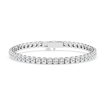 12.00 Carat tw Beautiful White Gold Round Brilliant Cut Shiny Lab-Grown Diamond Ladies Tennis Bracelet.Secure Double Clasp. 12-00-CARAT-TW-LAB -GROWN-BEAUTIFUL-WHITE-GOLD-ROUND-BRILLIANT-CUT-SHINY-DIAMOND-LADIES-TENNIS-BRACELET-SECURE-DOUBLE-CLASP