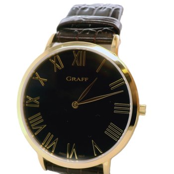 Luisa Graff Women\'s Watch 14K Yellow Gold Case 33mm Swiss Kinetic Black … Luisa Graff Women\ main image 3