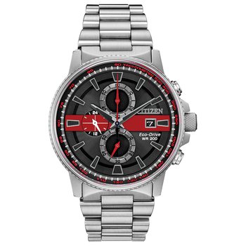 ゲンダイ Citizen Men's Thin Red Line CA0299-57E - Kingston Fine Jewelry