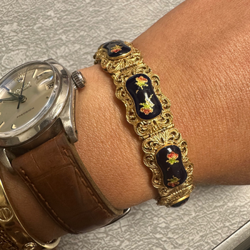 18k Enameled Bracelet  440-308