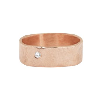 Refe 14k Gold Square Ring 130-861