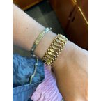 Antique, Estate & Consignment 18k Infinity Link Bracelet 440-290