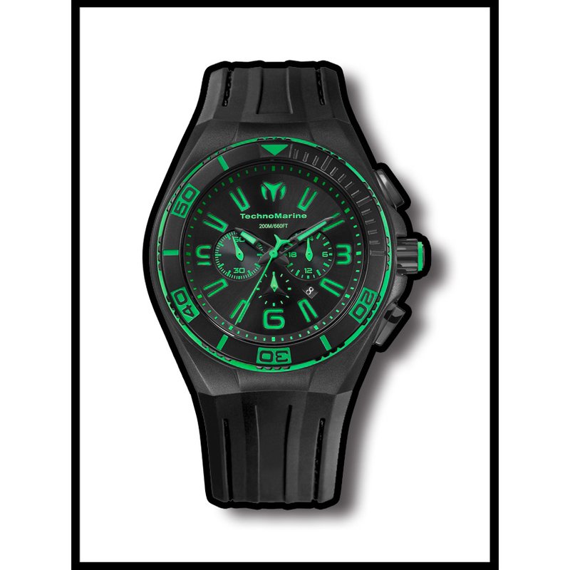 TechnoMarine TechnoMarine Watch Cruise Night Vision II Green  display picture 2