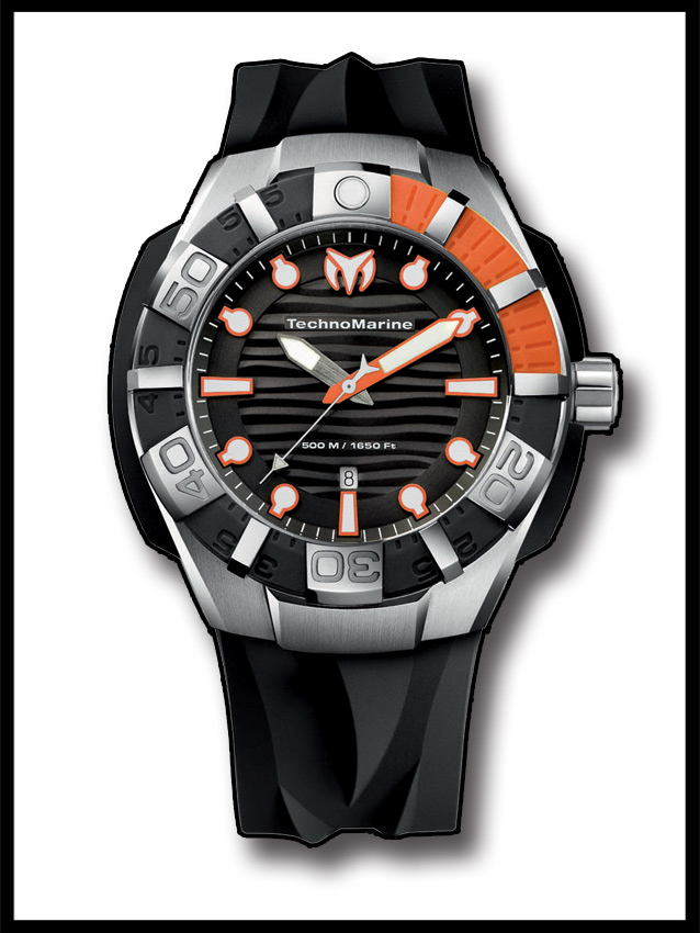 A Iｆred　Techno Marine TechnoMarine TechnoMarine Watch Black Reef - Orange 410S851B2001SC